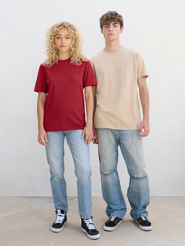 Футболка унисекс Legend, красная (бургунди) - рис 7.