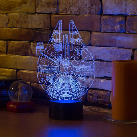 3D лампа Тысячелетний сокол