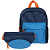 Поясная сумка детская Kiddo, синяя с голубым - миниатюра - рис 5.