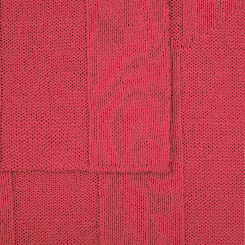 Плед Rombus, темно-розовый (коралл) - рис 5.