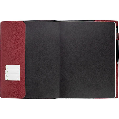 Ежедневник в суперобложке Brave Book, недатированный, красный - рис 6.