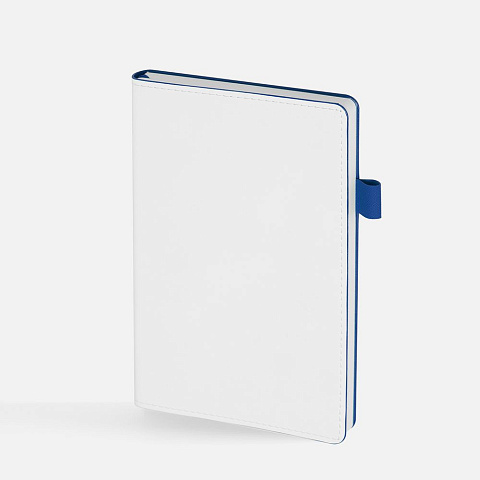 Ежедневник White Shall, недатированный, бело-синий - рис 4.