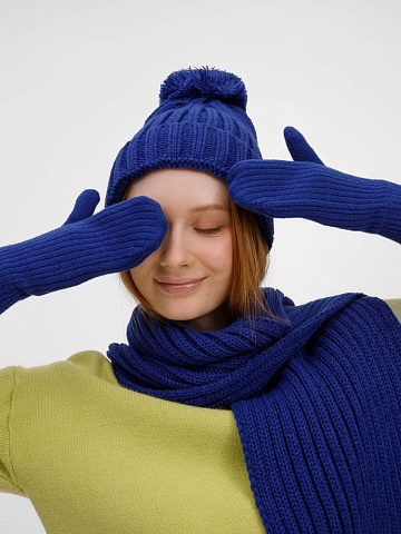 Шарф HappyGo, синий - рис 7.