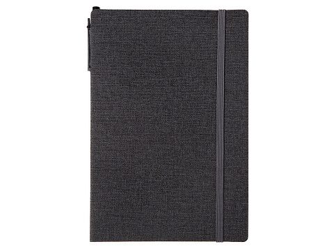 Блокнот с ручкой и набором стикеров А5 Write and stick, черный - рис 5.