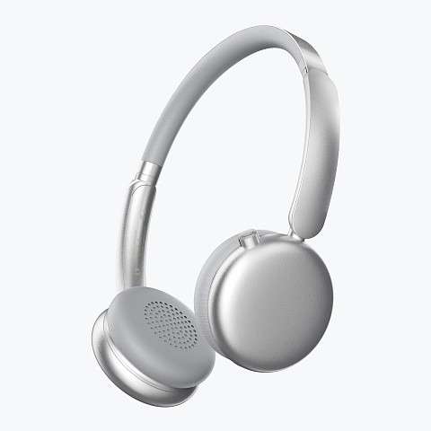 Беспроводные накладные наушники Stereo Light, BT 5.4, 300 мАч, cеребристый, Deppa - рис 2.