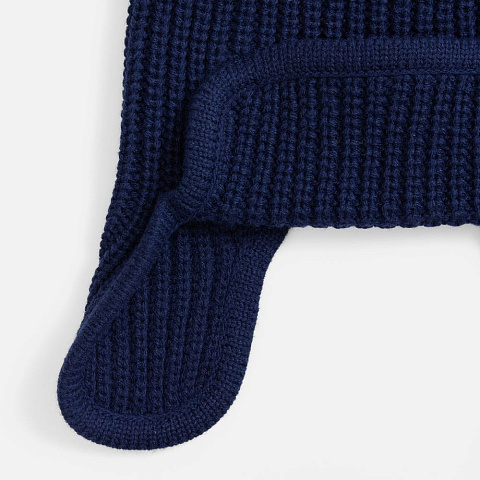 Шапка-ушанка Catch Match, темно-синяя - рис 3.