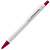 Ручка шариковая Chromatic White, белая с красным - миниатюра