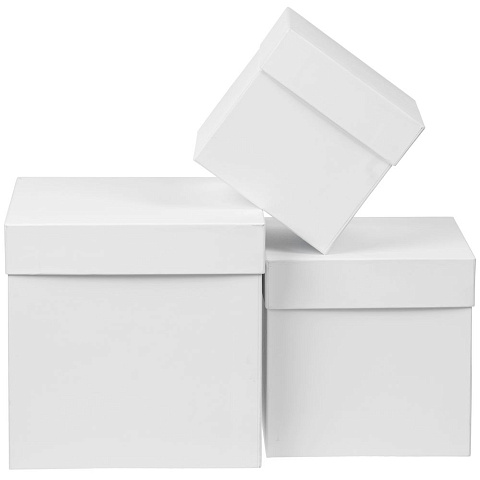 Коробка Cube, M, белая - рис 5.