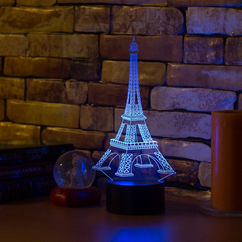 3D светильник Эйфелева башня - рис 4.