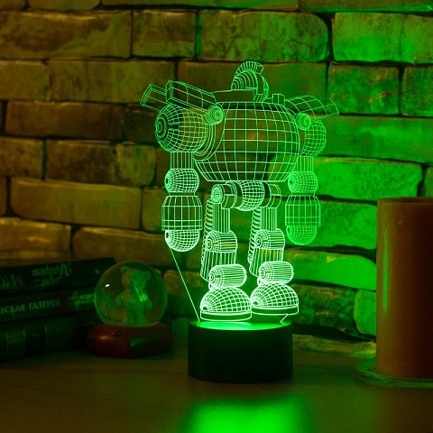 3D светильник Робот - рис 3.