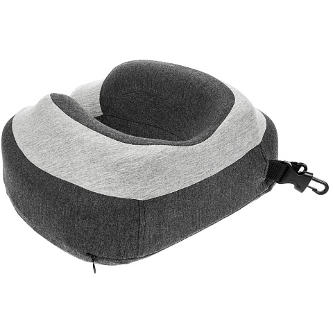 Дорожная подушка Piligrim, серая - рис 4.