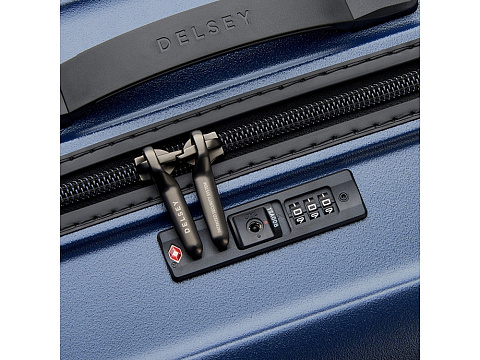 Чемодан 4-х колесный DELSEY, TURENNE 2.0, 91л, темно-синий - рис 4.