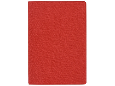 Классическая обложка для паспорта Favor, красная/серая - рис 3.