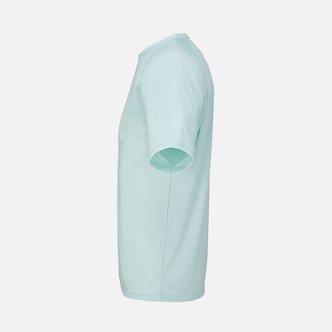 Футболка спортивная унисекс Vortex, зелено-голубая - рис 4.