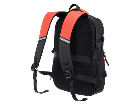 Рюкзак спортивный TORBER Xtreme 18, оранжевый/чёрный, 31 х 12 х 46 см, 17л - рис 3.
