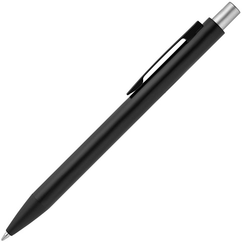 Ручка шариковая Chromatic, черная с серебристым - рис 3.