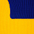 Шарф Snappy, желтый с синим - миниатюра - рис 3.