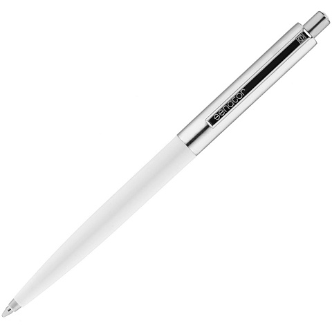 Ручка шариковая Senator Point Metal, белая - рис 2.
