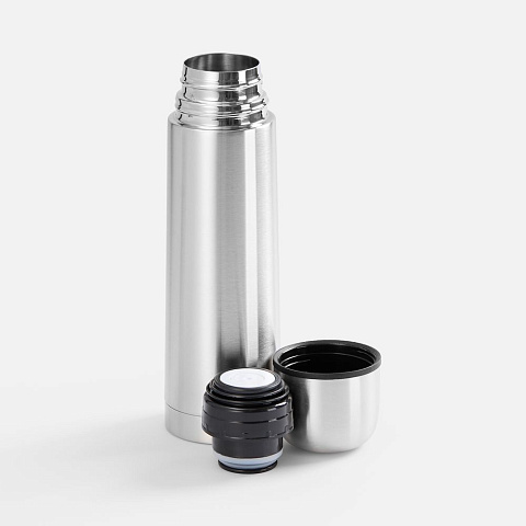 Термос Plain 500, ver.2, серебристый - рис 4.