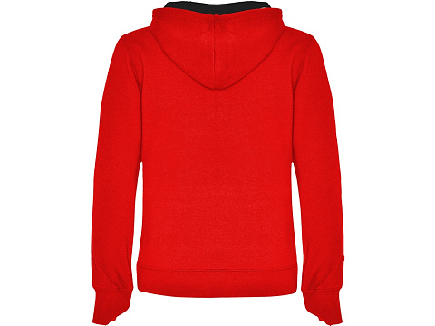 Толстовка с капюшоном Urban женская, красный/черный - рис 2.