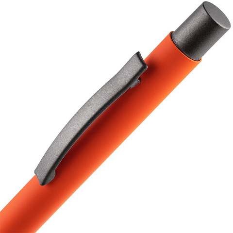 Ручка шариковая Atento Soft Touch, оранжевая - рис 5.