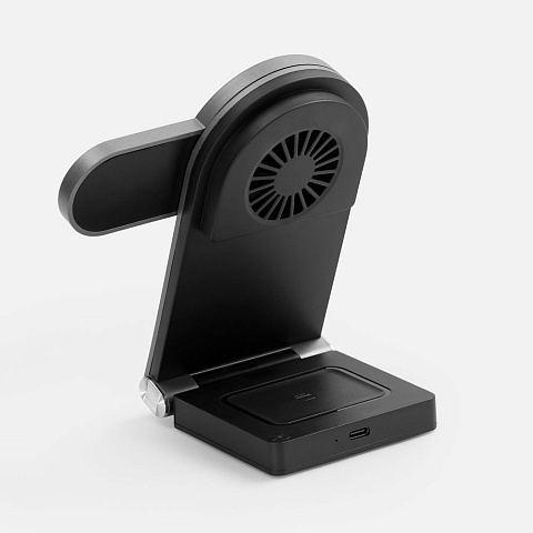 Складная станция беспроводной зарядки transForm, серый металлик - рис 5.