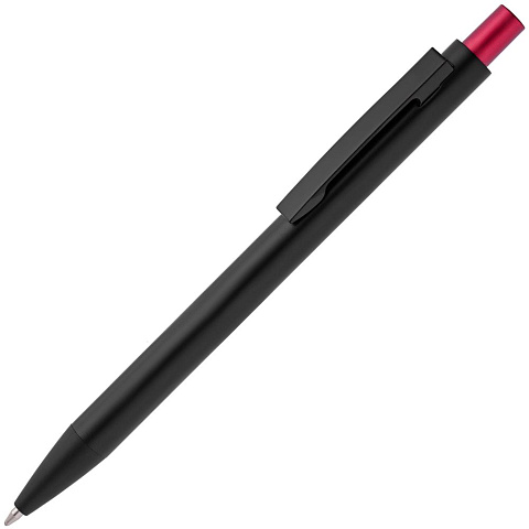 Ручка шариковая Chromatic, черная с красным - рис 2.