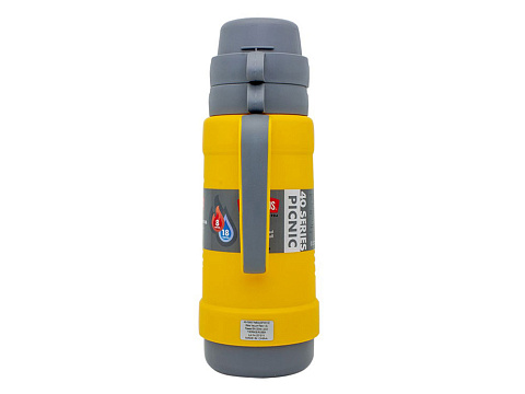 Термос со стеклянной колбой тм THERMOS PICNIC 40 Series Yellow 1,0L - рис 2.