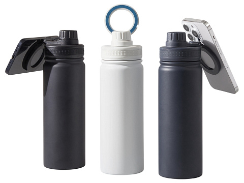 Вакуумная термобутылка с magsafe-держателем INSIDER, 600 мл, белый - рис 13.