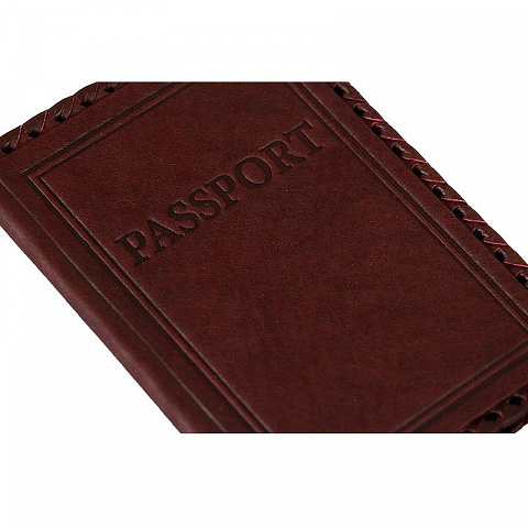 Кожаная обложка на паспорт "Passport" - рис 4.