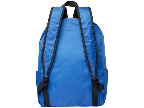 Складной рюкзак EcoFold объемом 15 л из переработанного ПЭТ-пластика - Ярко-синий - рис 3.