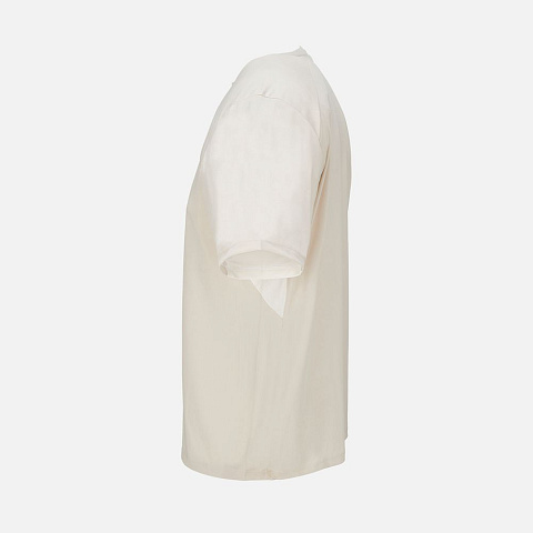 Футболка спортивная унисекс Storm, бежевая (льняная) - рис 4.