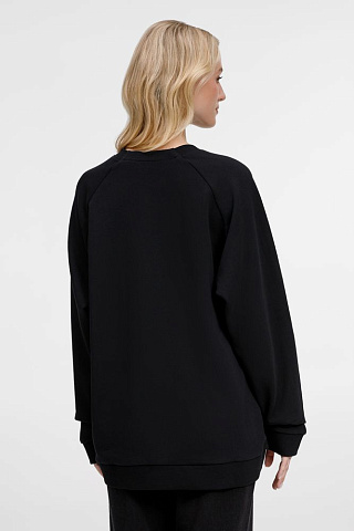 Свитшот унисекс Avenu, черный - рис 9.