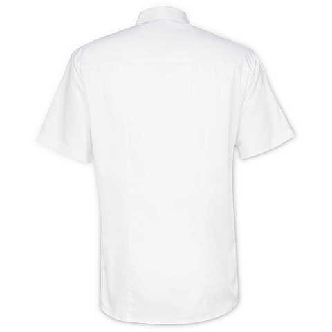 Рубашка мужская с коротким рукавом Collar, белая - рис 5.