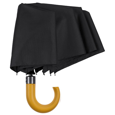 Зонт складной Classic, черный - рис 6.