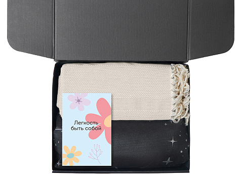 Подарочный набор Re:f. Shelter  с пледом, зеркалом, свечой и диффузором - рис 3.