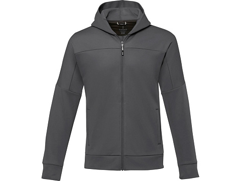 Мужская спортивная трикотажная куртка Nubia на молнии, storm grey - рис 2.