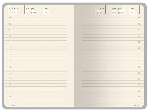 Ежедневник А5 Megapolis Color New soft-touch, светло-серый - рис 10.