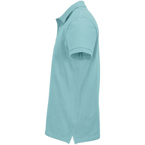 Рубашка поло унисекс Pacific, голубая (морская волна) - рис 4.