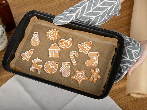 Мини-подвеска «Пряник», варежка - рис 8.