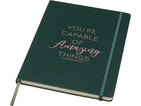 Классический деловой блокнот А4, зеленый - рис 5.