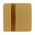 Квадратный шильдик на резинку Epoxi, матовый золотистый - миниатюра - рис 3.
