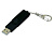 Флешка промо поворотный механизм, с однотонным металлическим клипом, 64 Гб, черный - миниатюра - рис 2.