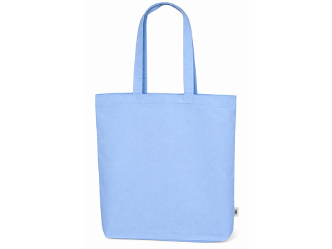 Сумка Твил из хлопка, 210 г/м2, голубой - рис 2.
