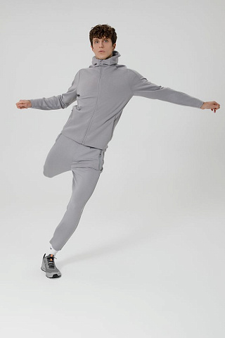 Куртка с капюшоном унисекс Begi, серая - рис 13.