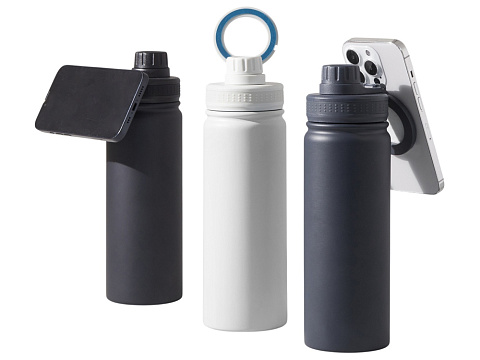 Вакуумная термобутылка с magsafe-держателем INSIDER, 600 мл, белый - рис 14.