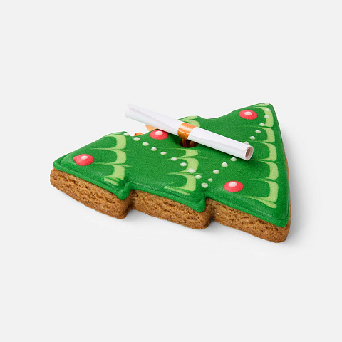 Новогоднее печенье с предсказанием «Елка» - рис 3.