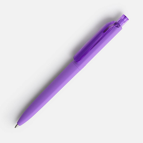 Ручка шариковая Prodir DS8 PRR-T Soft Touch, фиолетовая - рис 2.