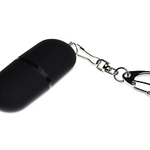 Флешка Goutte Soft-touch на 32 Гб, черный