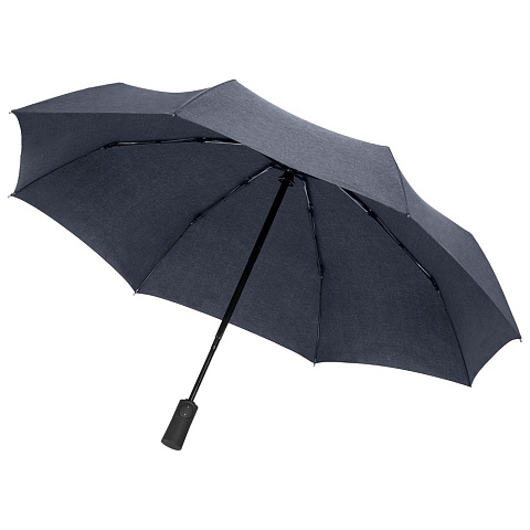 Складной зонт rainVestment, темно-синий меланж - рис 2.